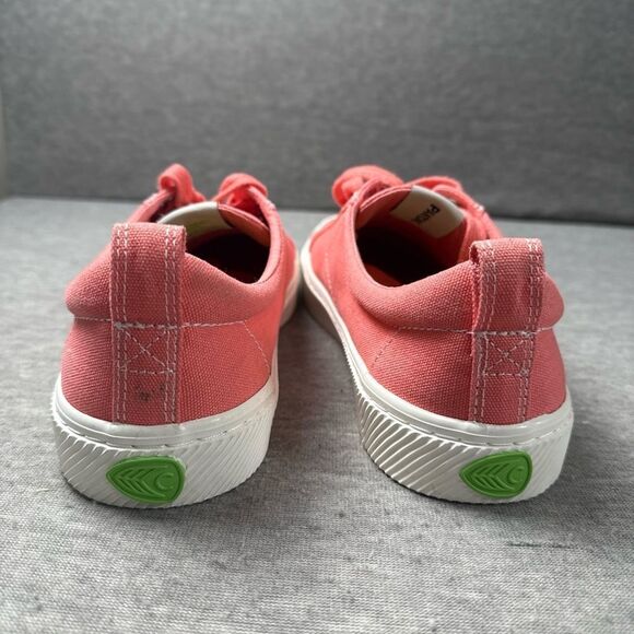 Cariuma Shoes Mens 9 Peach Canvas OCA Pantone Low Top Casual Summer Sneakers - Picture 5 of 10